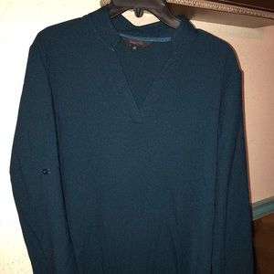 Dark teal tunic, Dia&Co. 1X fits like a large.